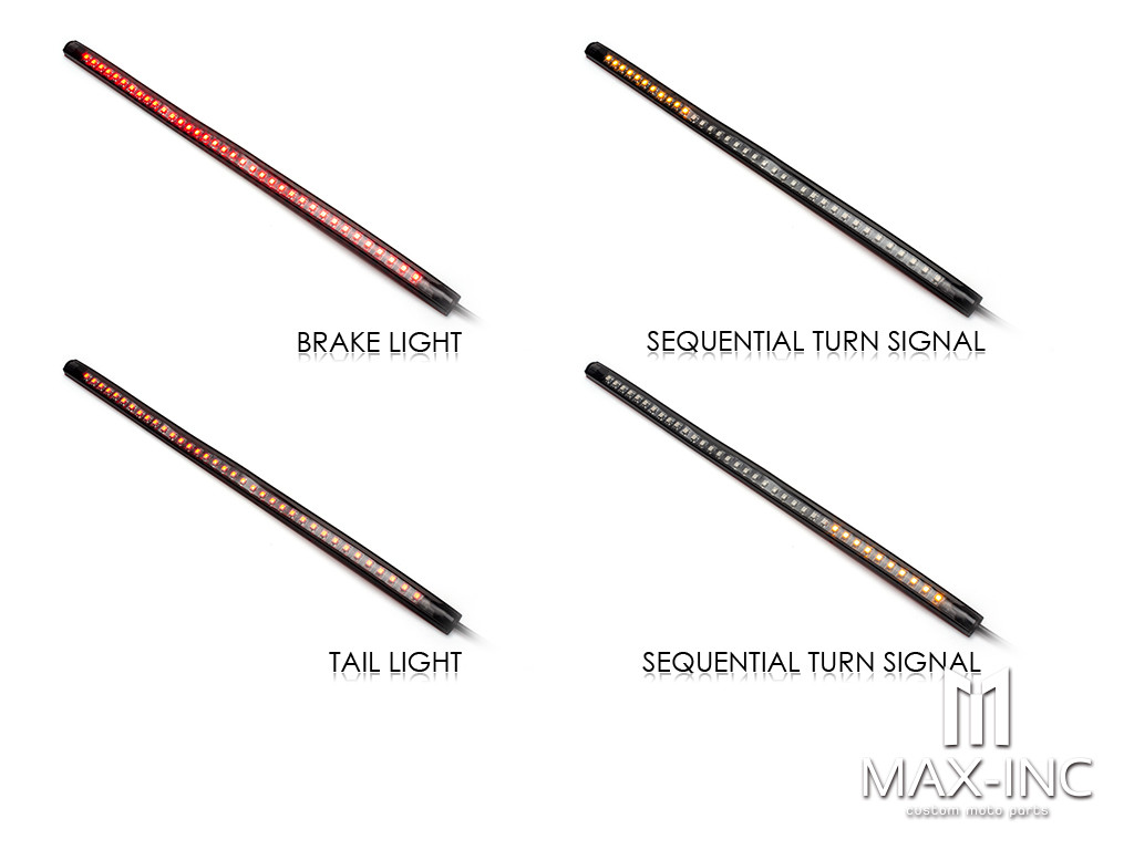 Universal Integrated Stop / Tail  Lights + Sequential Turn Signals LED Strip - 31.5cm 