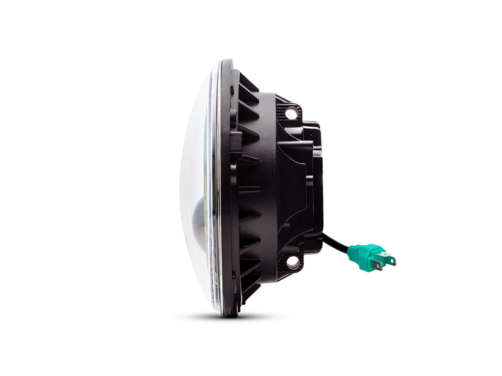 7" Projector LED Headlight Insert - Green Camo Face