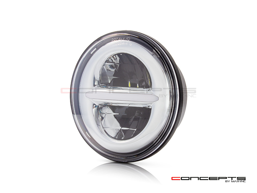 5.75" Chrome Classic / Modern LED Headlight Insert