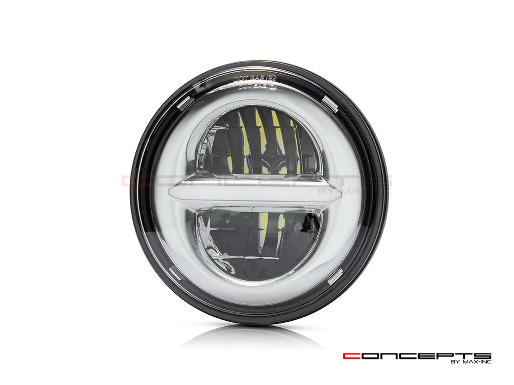 5.75" Chrome Classic / Modern LED Headlight Insert