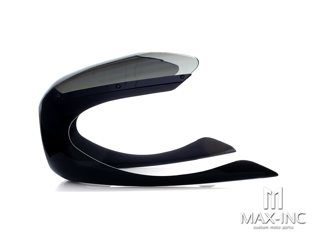 Black Universal Broman Cafe Racer Headlight Fairing / Cowl