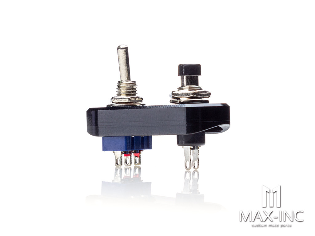 Universal Black Aluminum Old Skool Low Profile Switch Block Assembly