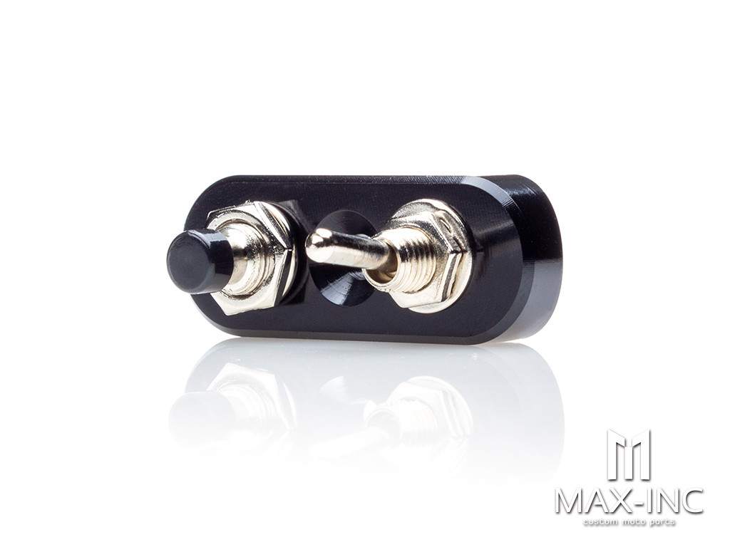 Universal Black Aluminum Old Skool Low Profile Switch Block Assembly