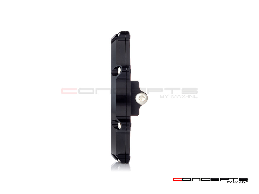 MONZA 5.75 Inch CNC Machined Aluminum LED Headlight Surround - Black