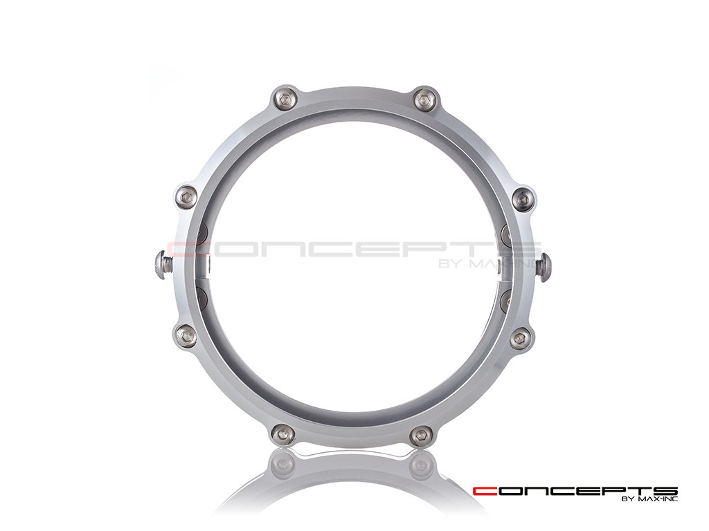MONZA 5.75 Inch CNC Machined Aluminum LED Headlight Surround - Polished