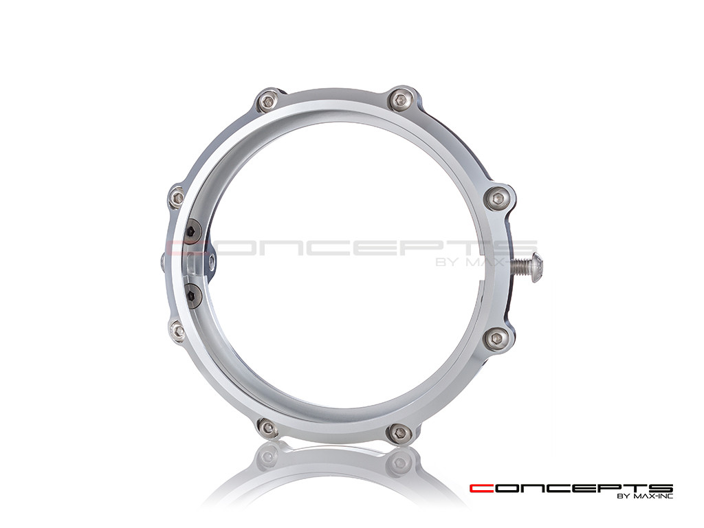MONZA 5.75 Inch CNC Machined Aluminum LED Headlight Surround - Polished