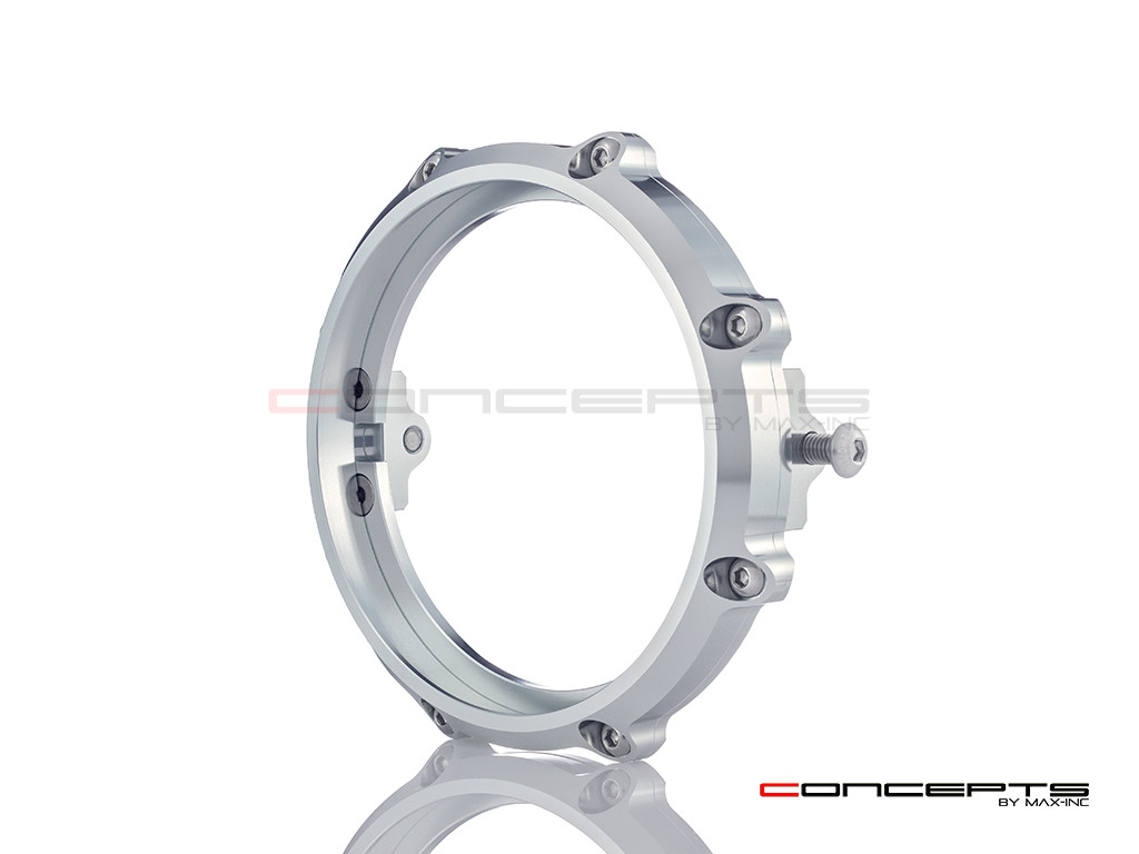MONZA 5.75 Inch CNC Machined Aluminum LED Headlight Surround - Polished