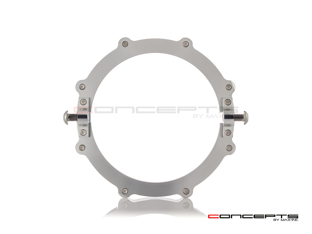 MONZA 5.75 Inch CNC Machined Aluminum LED Headlight Surround - Polished