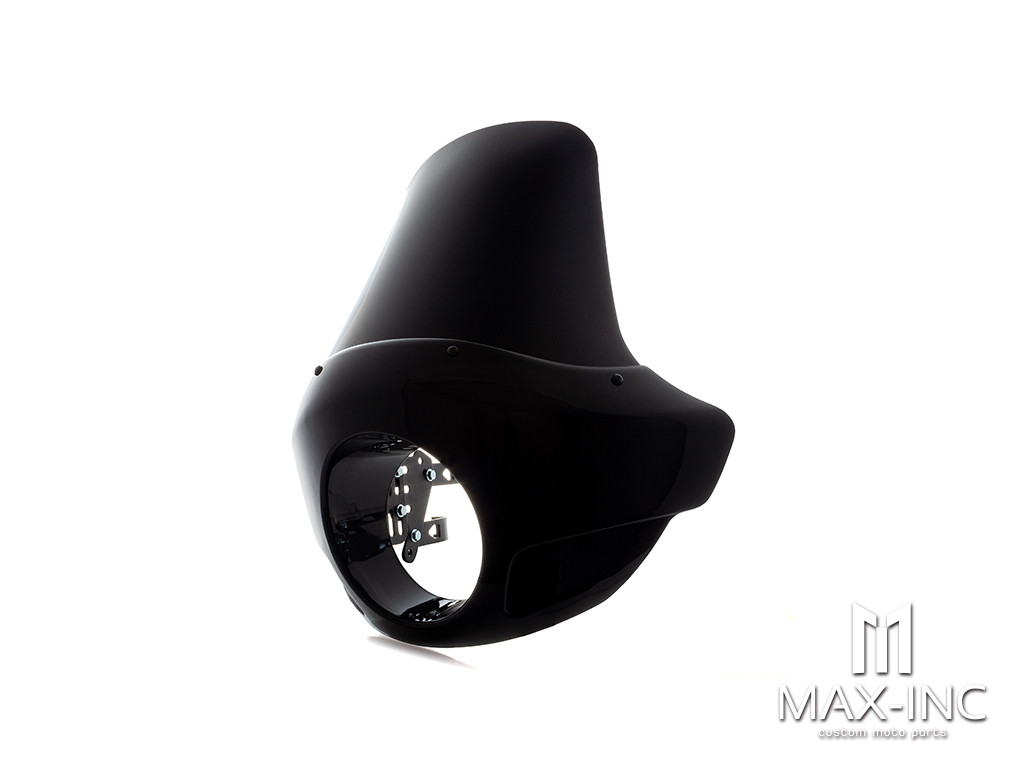 Tall Black / Smoked Touring Sport Fairing Windshield - Fits Harley Dyna / Sportster