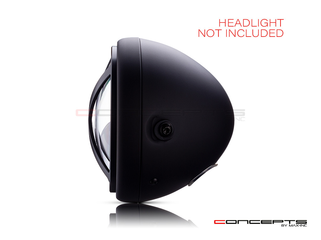 7" X-Rally Grille Design Black CNC Aluminum Headlight Guard Cover