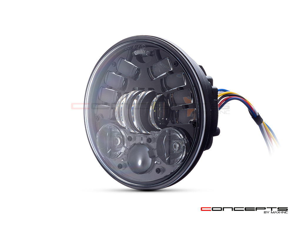5.75" Integrated LED Headlight + Turn Signals + Daytime Running Lights