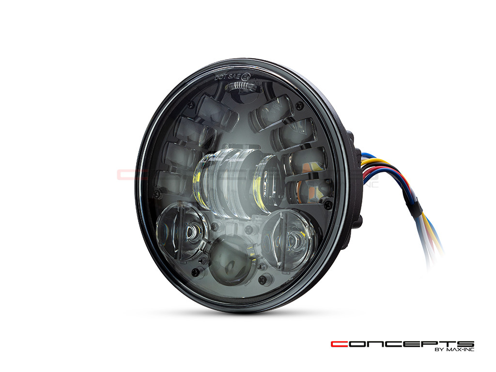 5.75" Integrated LED Headlight + Turn Signals + Daytime Running Lights