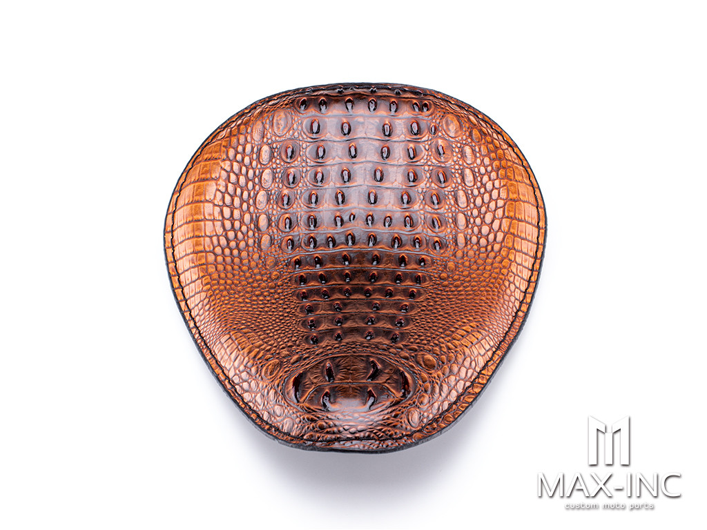 Brown Alligator Skin Universal Custom Old Skool Single Saddle Seat