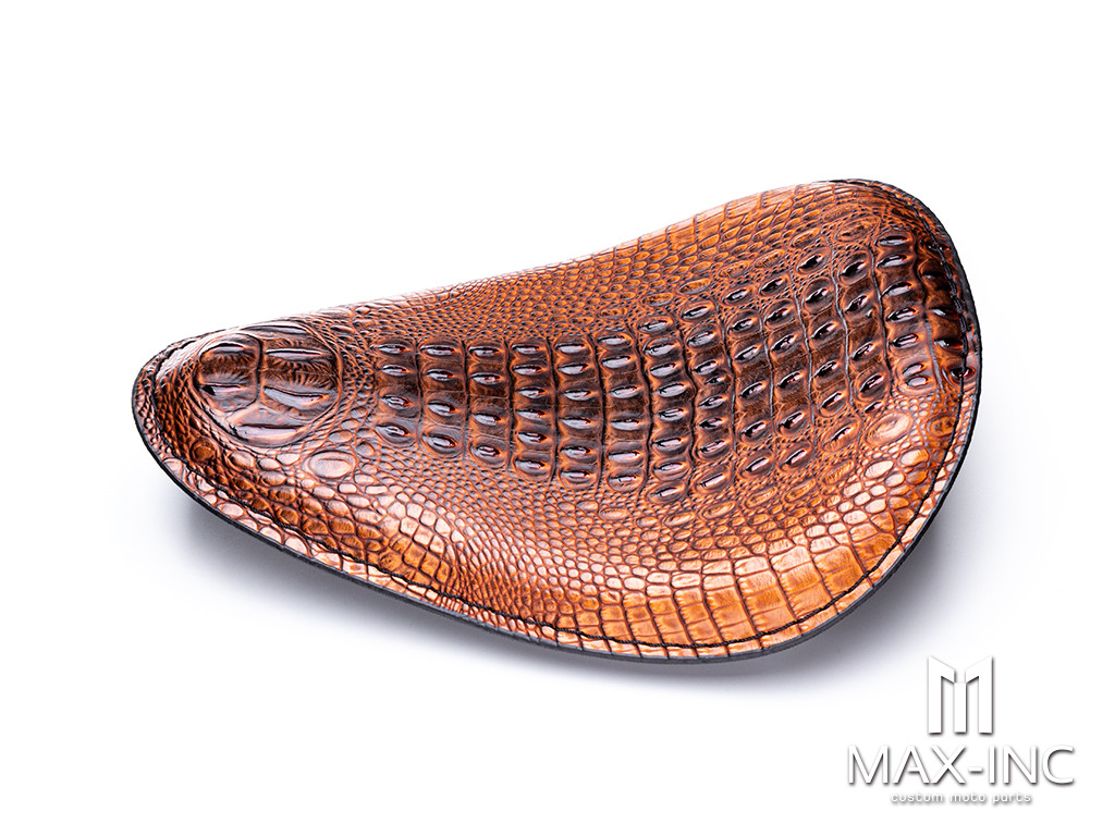 Brown Alligator Skin Universal Custom Old Skool Single Saddle Seat