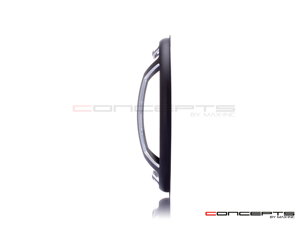 5.75" Armour Design Black / Contrast CNC Aluminum Headlight Guard Cover