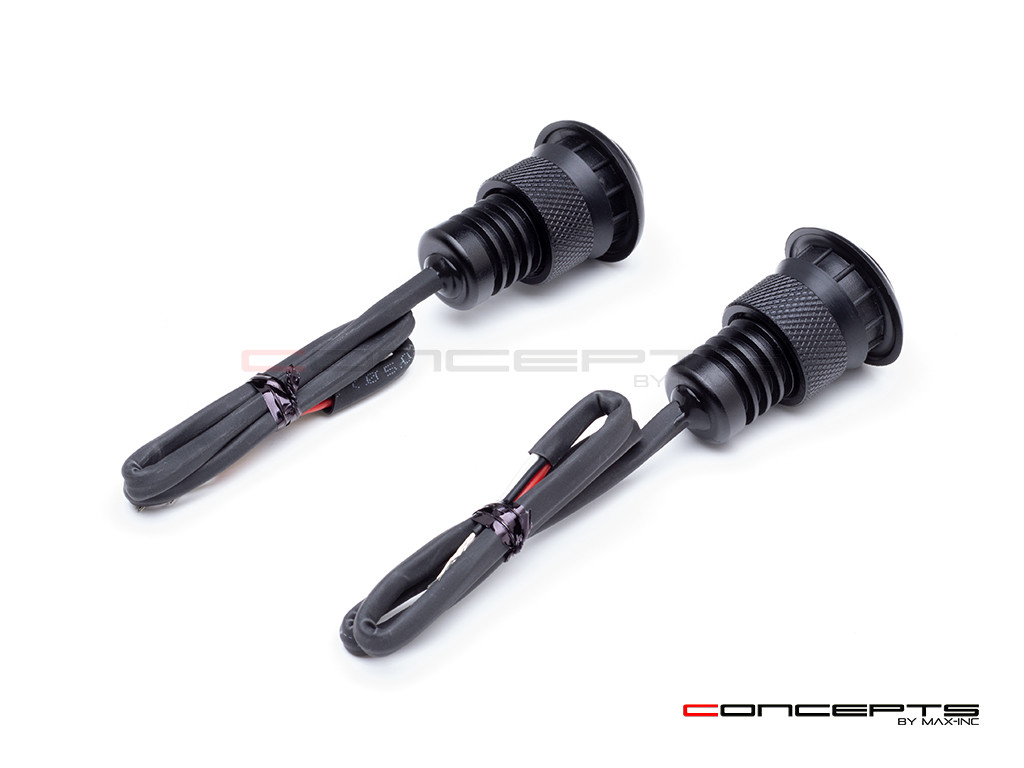 Mimo Micro Flush Mount CNC Billet Aluminum Integrated LED Stop / Tail Lights / Turn Signals