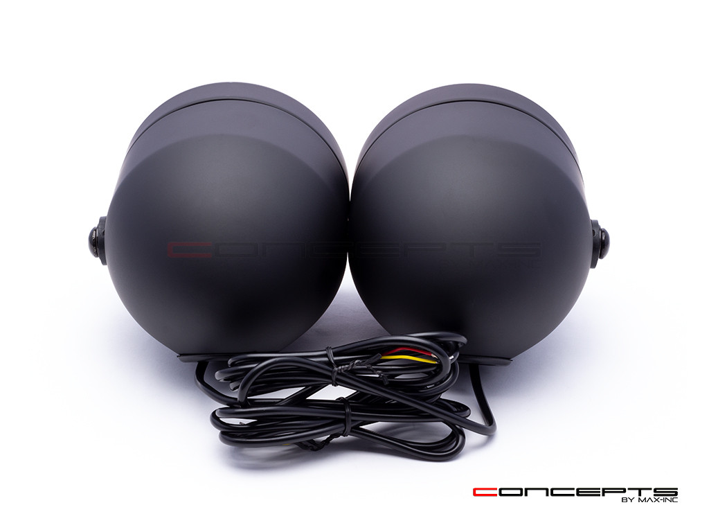 Matte Black "Dictator" LED Projector Headlight