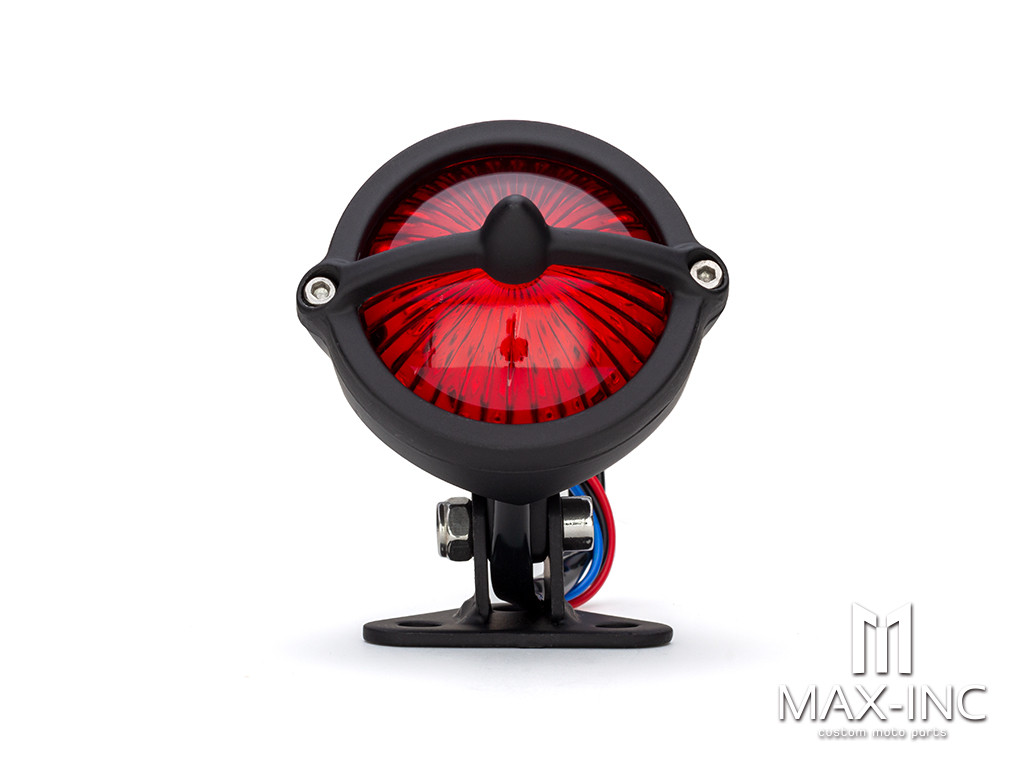 Matte Black Alloy Bobber LED Stop / Tail Light