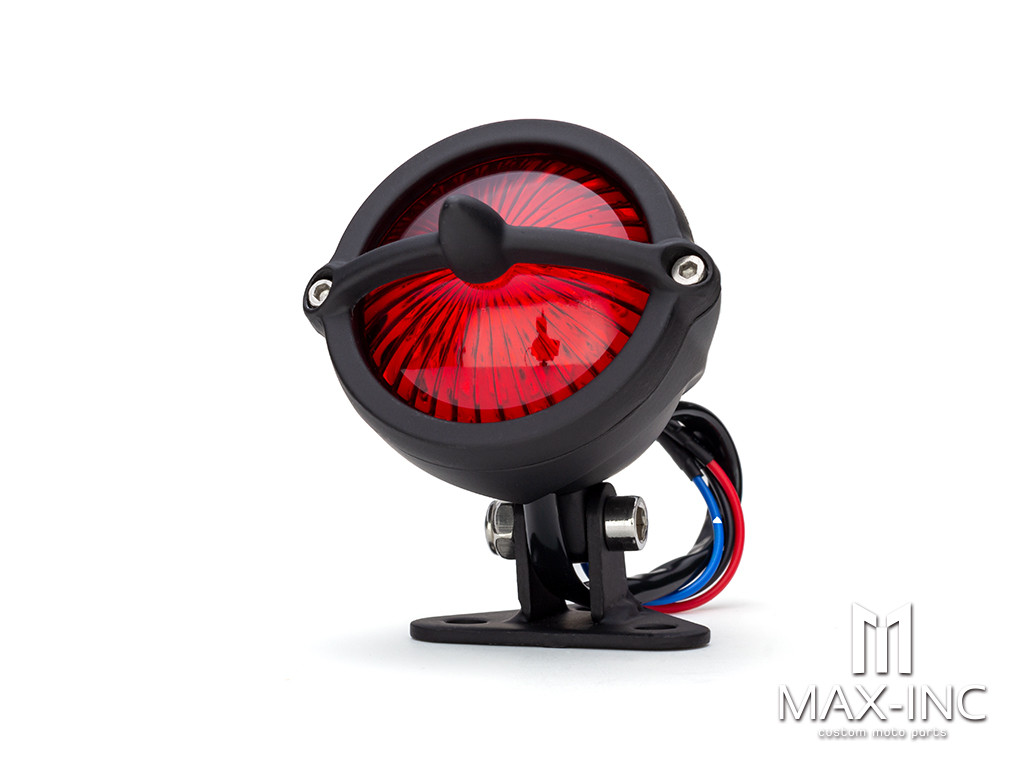 Matte Black Alloy Bobber LED Stop / Tail Light