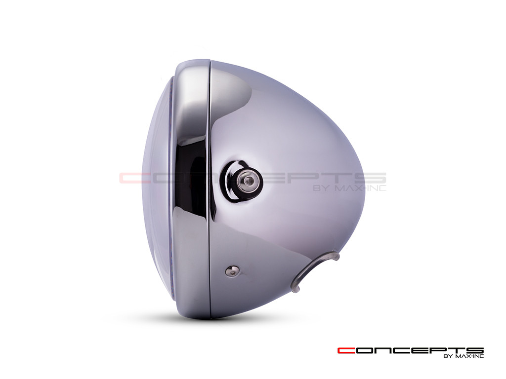 Chrome "Ciclope" LED Projector Headlight