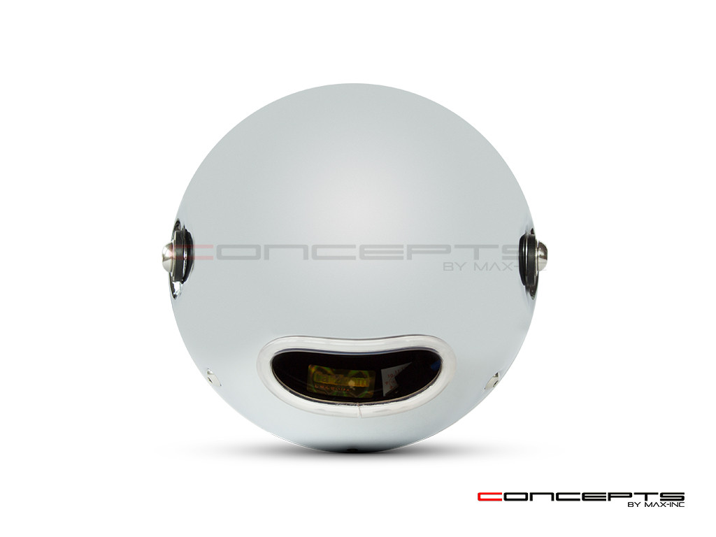 Chrome "Ciclope" LED Projector Headlight