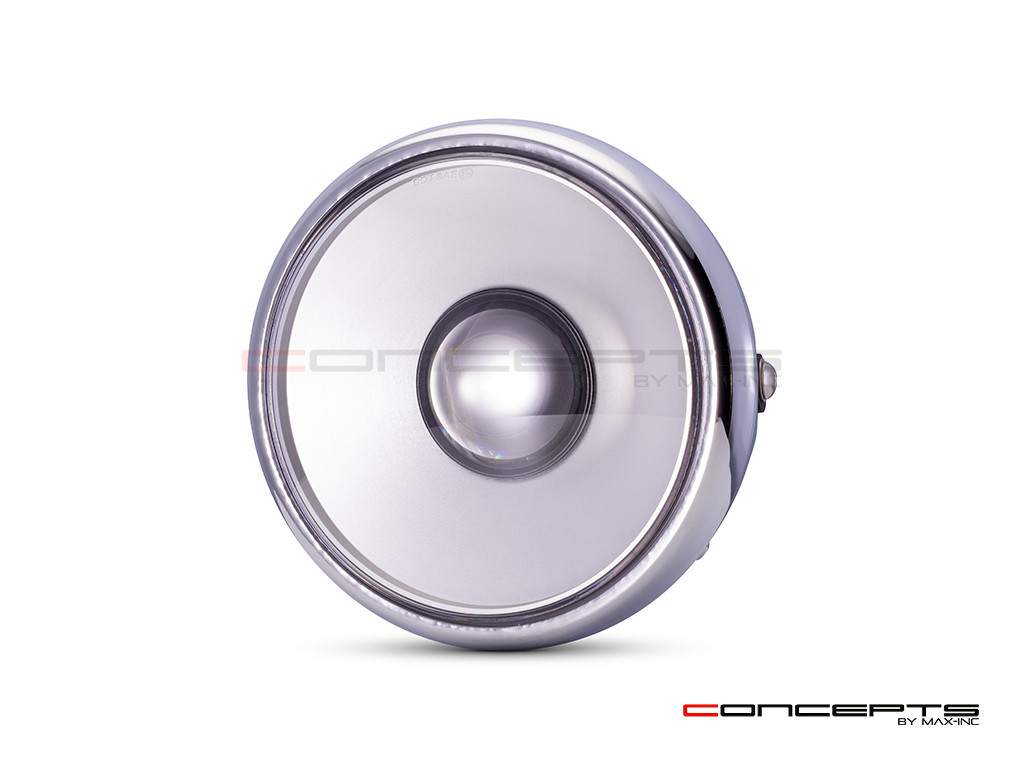 Chrome "Ciclope" LED Projector Headlight