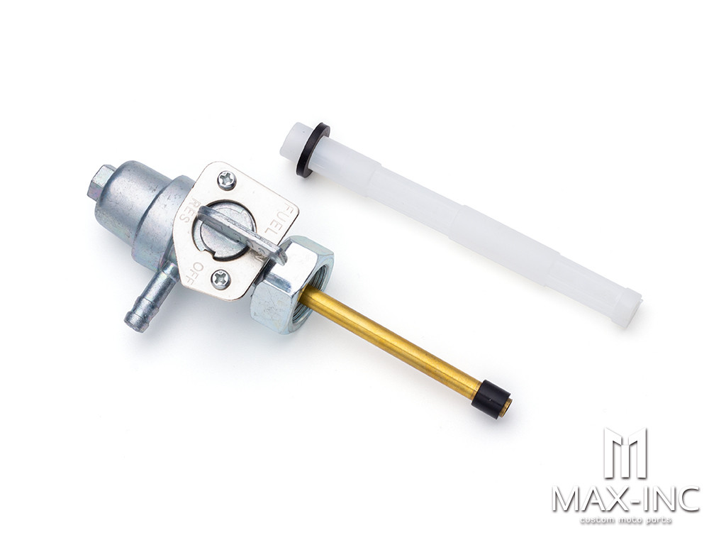 Universal Cafe Racer 6mm Outlet Fuel Tap / Petcock