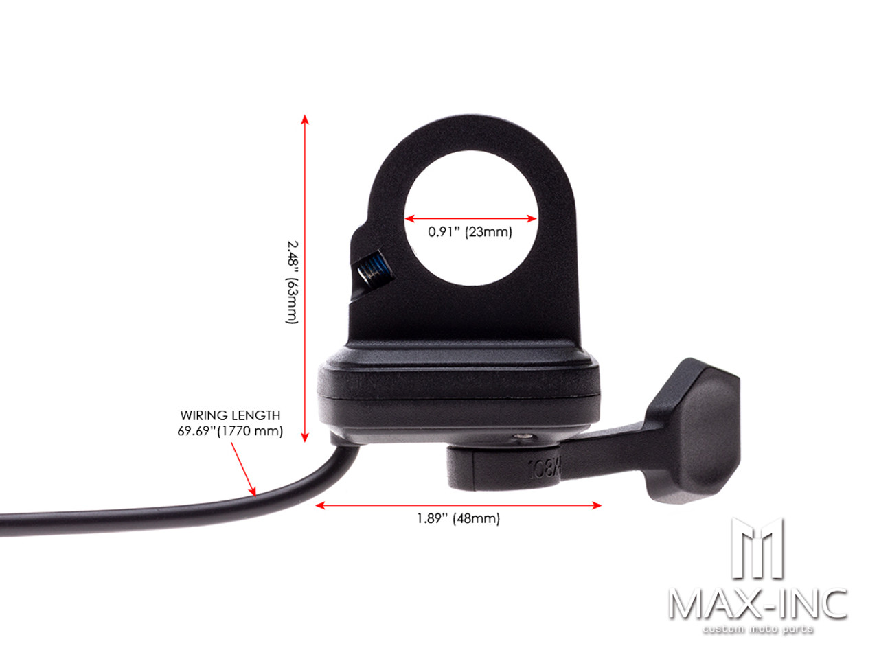 Universal Handlebar Mount Thumb Throttle - Fits 7/8"(22mm)