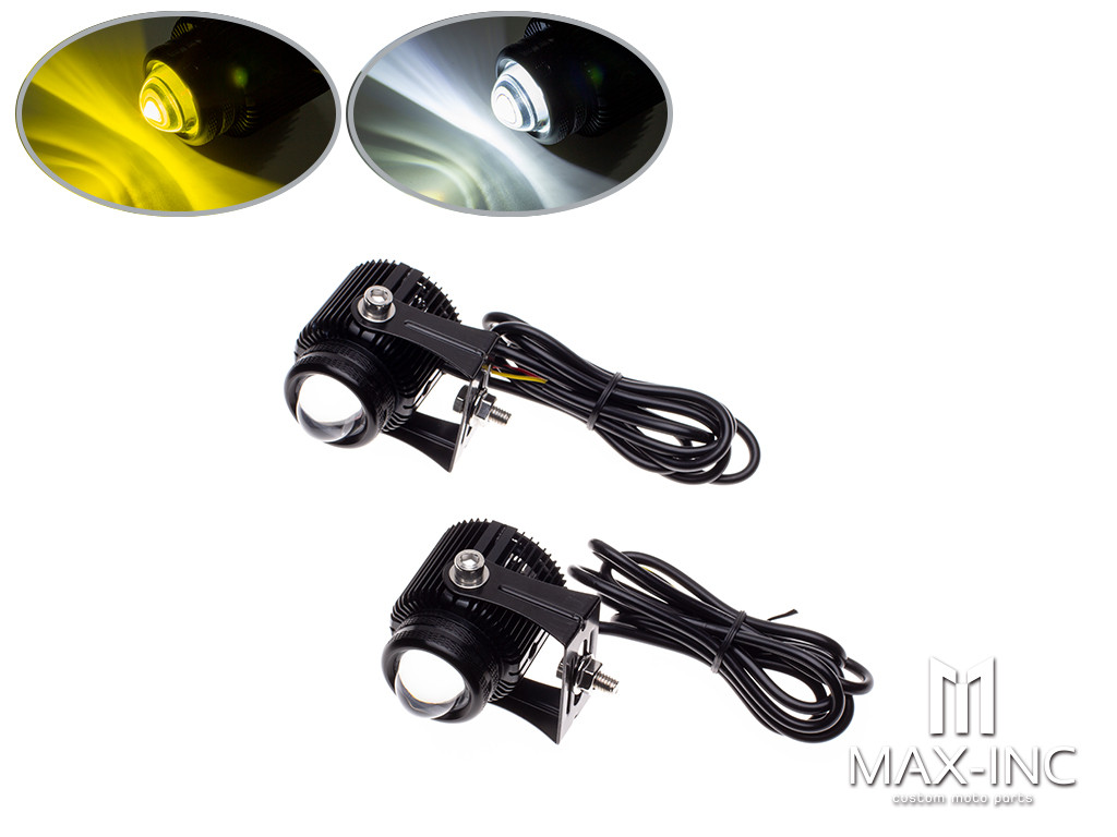 Universal Projector 20w LED Dual Function Mini Driving Lights 