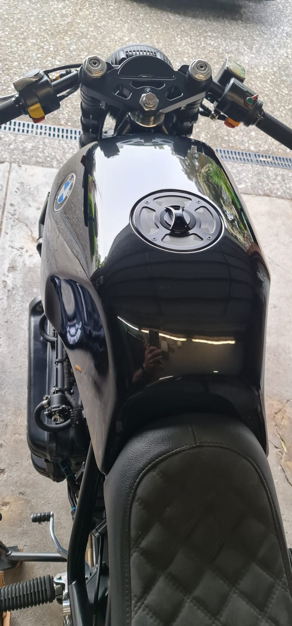 Beemer K75 / K100 / K1100 Bowtie CNC Machined Alum Fuel Cap