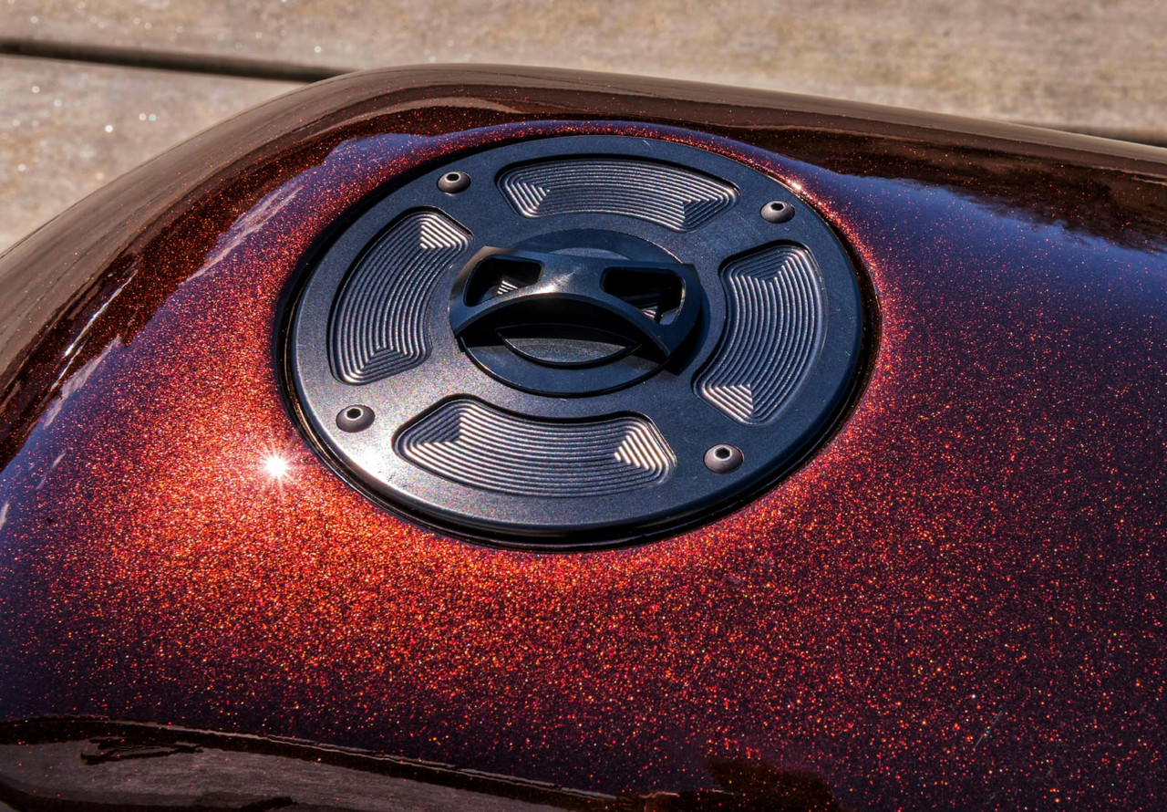 Beemer K75 / K100 / K1100 Bowtie CNC Machined Alum Fuel Cap