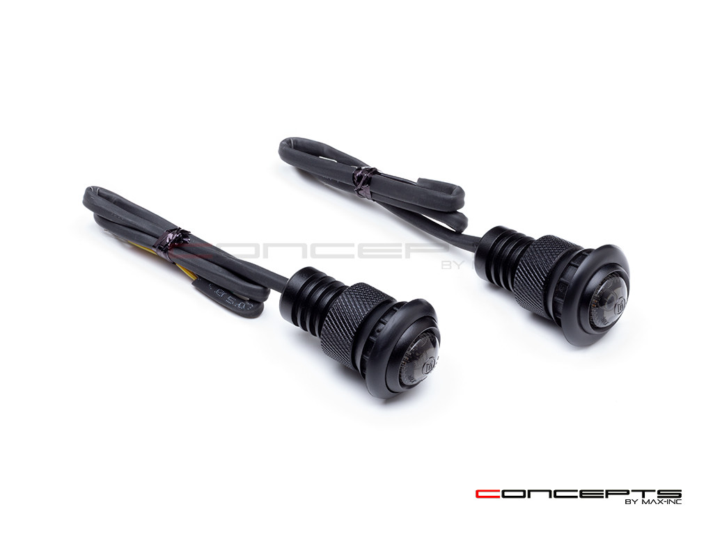 Mimo Micro Flush Mount CNC Billet Aluminum Integrated LED DRL + Turn Signals