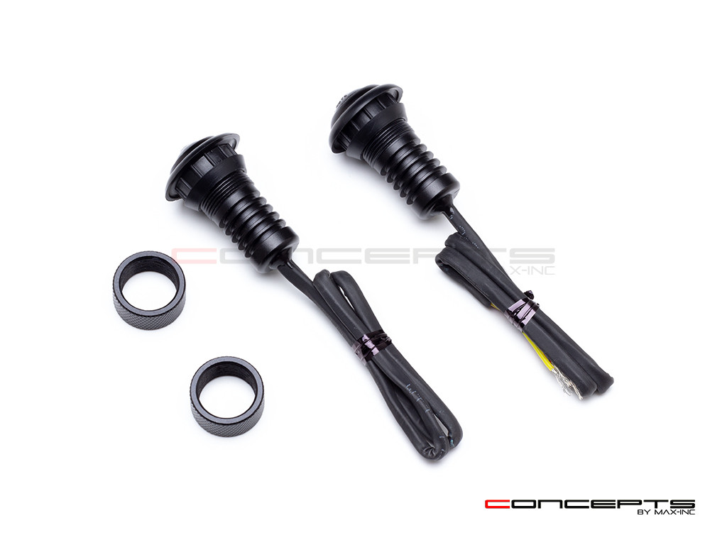 Mimo Micro Flush Mount CNC Billet Aluminum Integrated LED DRL + Turn Signals