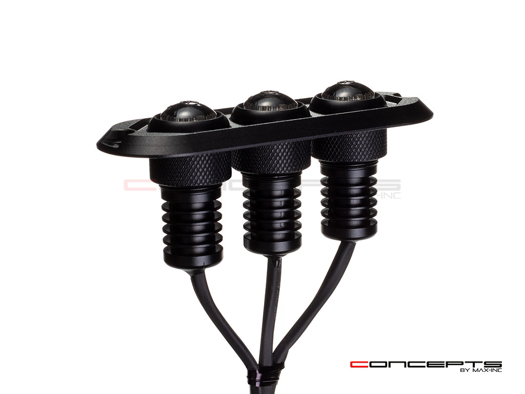 Mimo Custom Micro CNC Billet Aluminum Integrated LED DRLs + Turn Signals