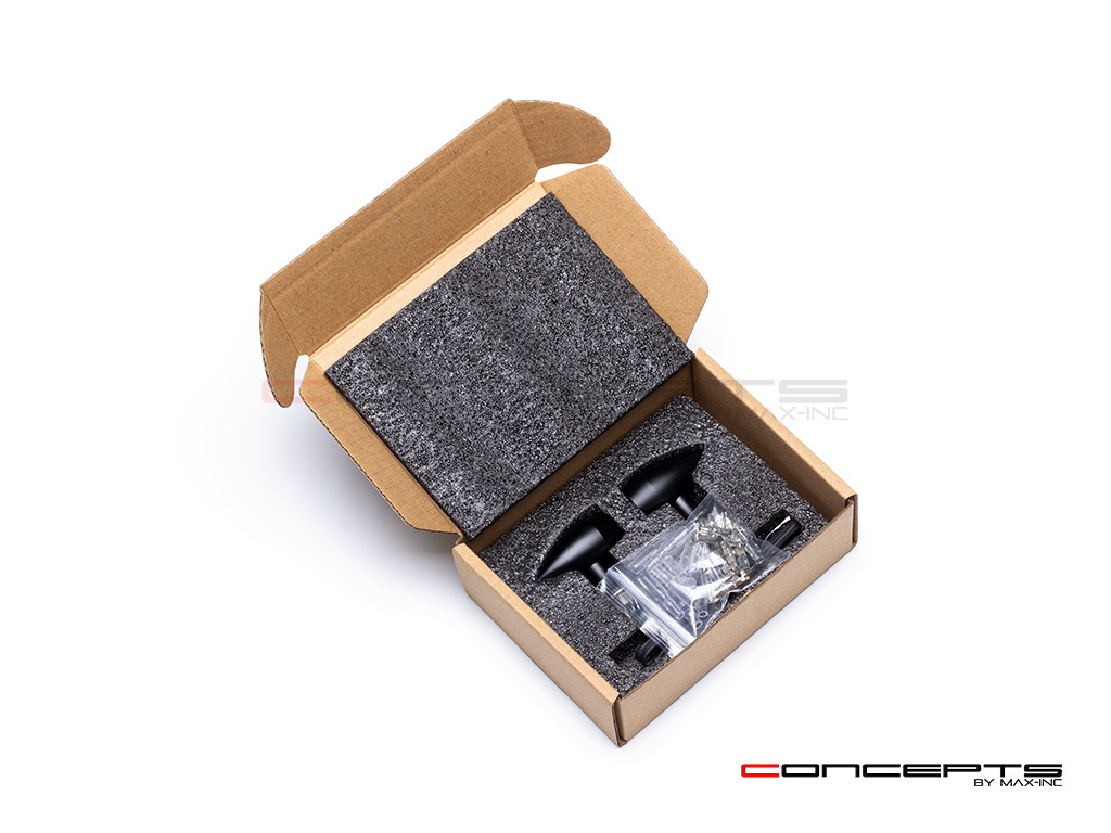 ARES Micro CNC Billet Aluminum Integrated Daytime Running Lights / Turn Signals