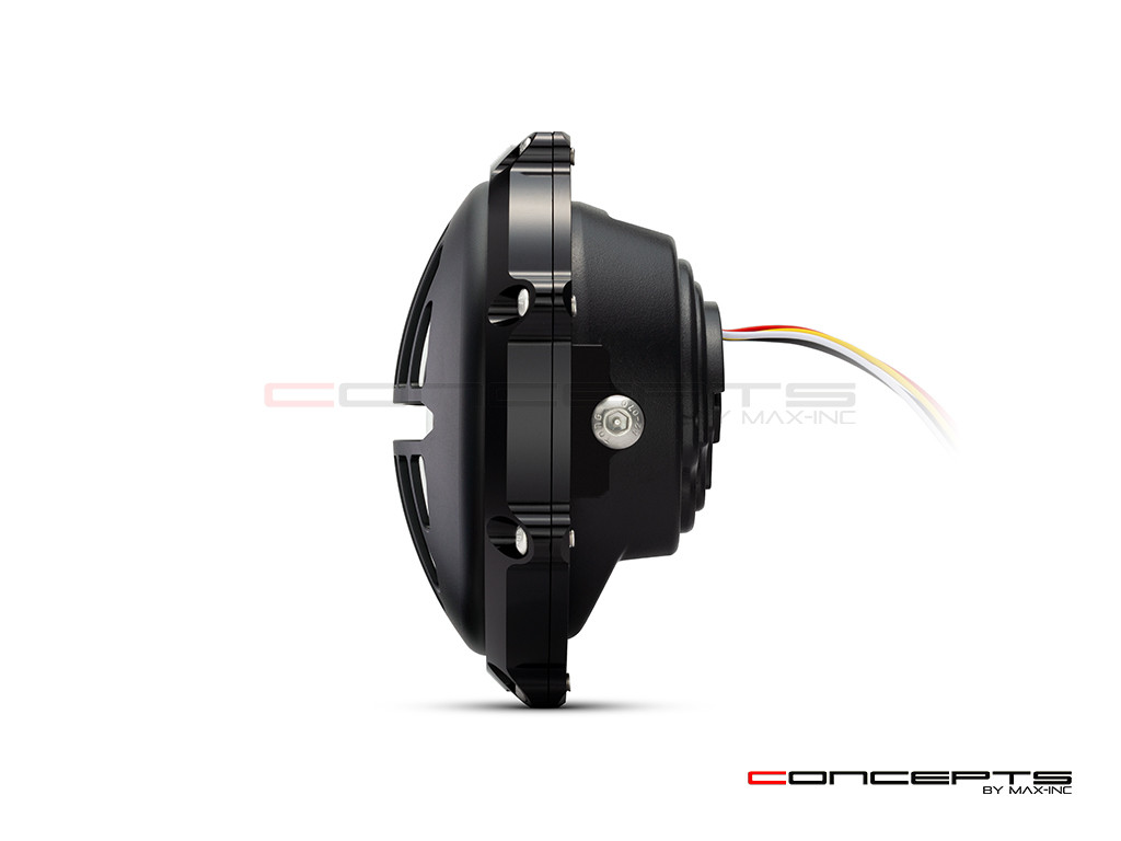 MONZA 5.75 Inch CNC Machined Aluminum LED Headlight - Rebel Cover