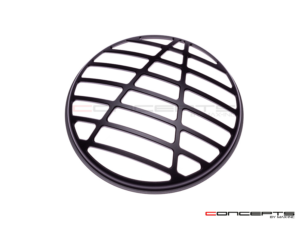 7" Atec Design Black CNC Aluminum Headlight Guard Cover