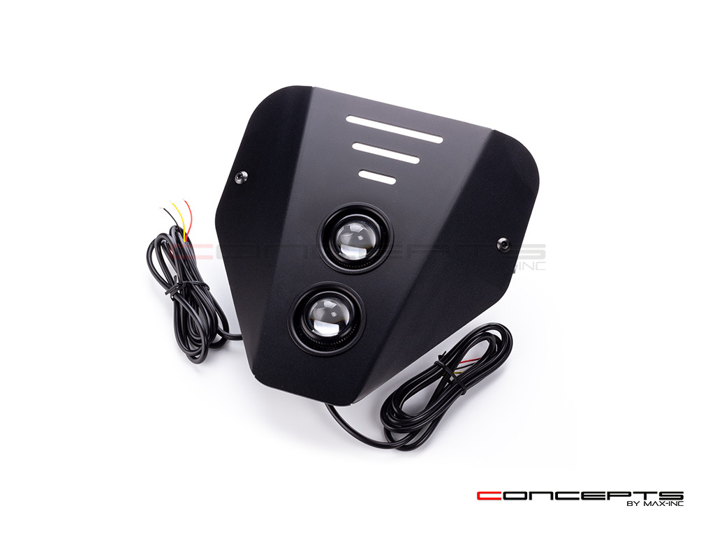 "Beta" Dual LED Projector Mini Headlight Mask