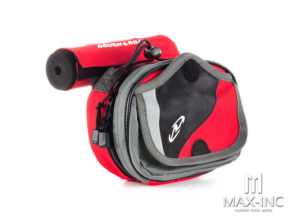 High Quality Red Universal Motorcycle Handlebar Mount Tool / Map Bag