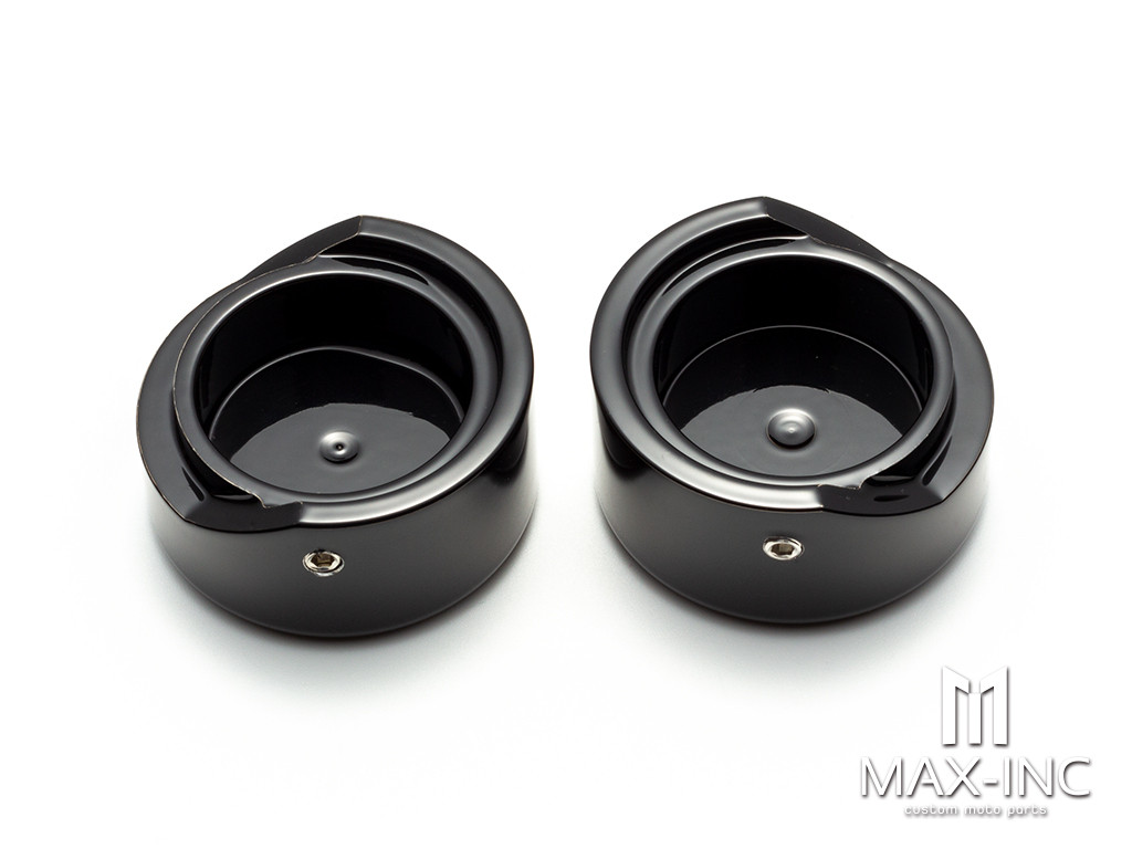 BLACK UPPER FORK CAPS Covers For Harley for Softail Breakout FXBR FXBRS