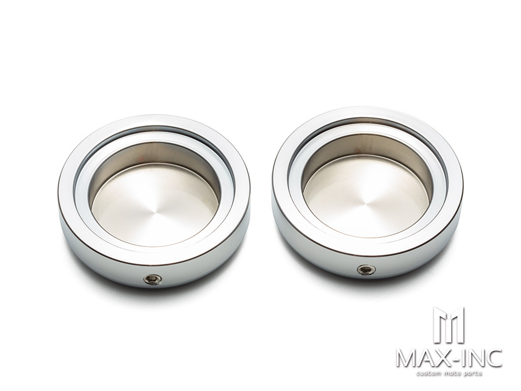 CHROME UPPER FORK CAPS FOR HARLEY SOFTAIL STREET BOB 2018-2020 FXBB Model