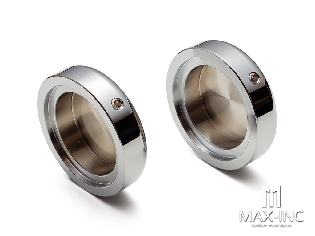 CHROME UPPER FORK CAPS FOR HARLEY SOFTAIL STREET BOB 2018-2020 FXBB Model