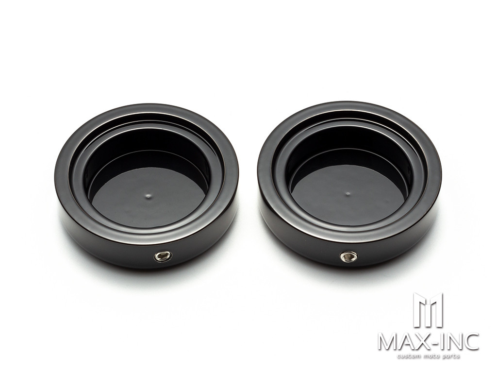 GLOSS BLACK UPPER FORK CAPS FOR HARLEY SOFTAIL STREET BOB 2018-2020 FXBB Model