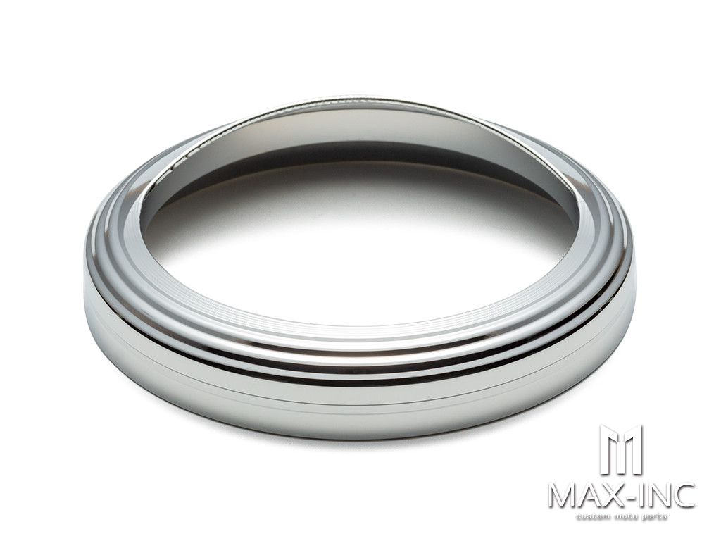 5 Inch Visor Speedometer Gauge Bezel Cover Trim Ring Fit For Harley Softail FXST