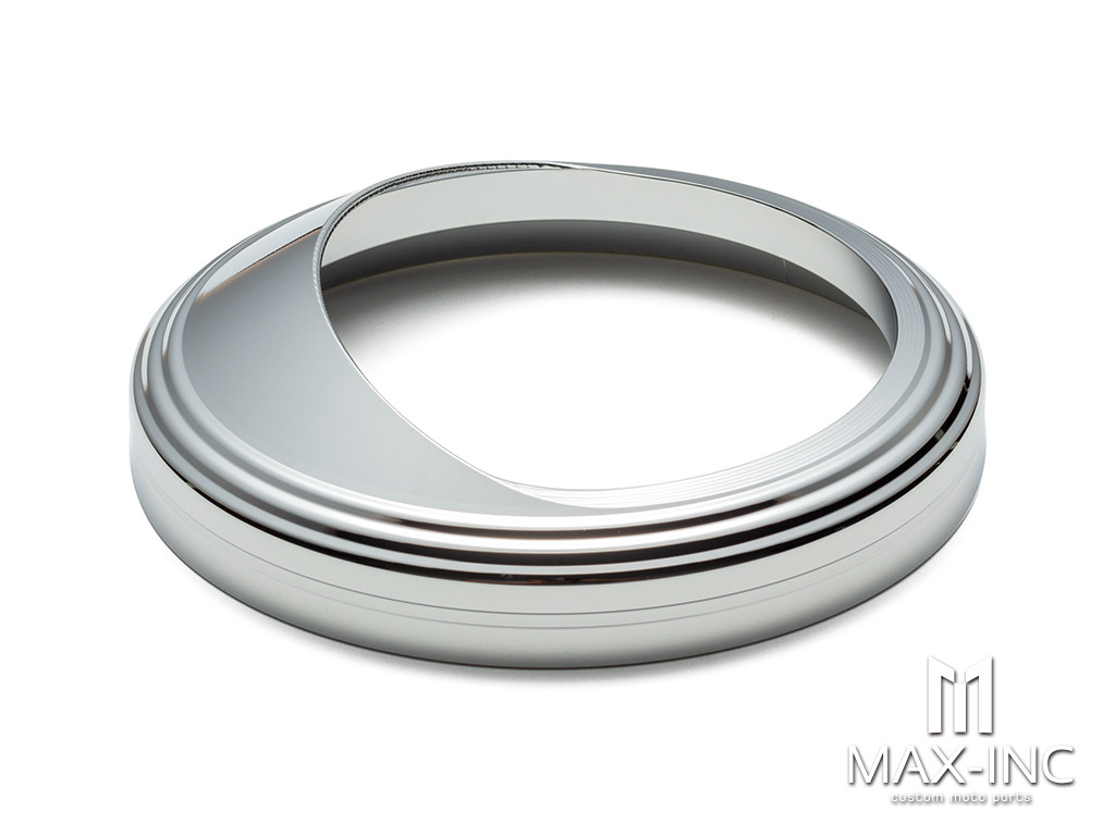 5 Inch Visor Speedometer Gauge Bezel Cover Trim Ring Fit For Harley Softail FXST