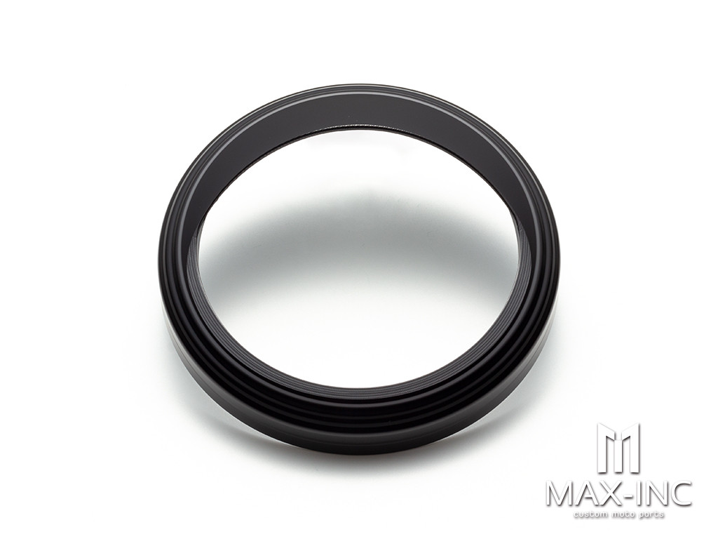 5 Inch Visor Speedometer Gauge Bezel Cover Trim Ring Fit For Harley Softail FXST/BLACK 