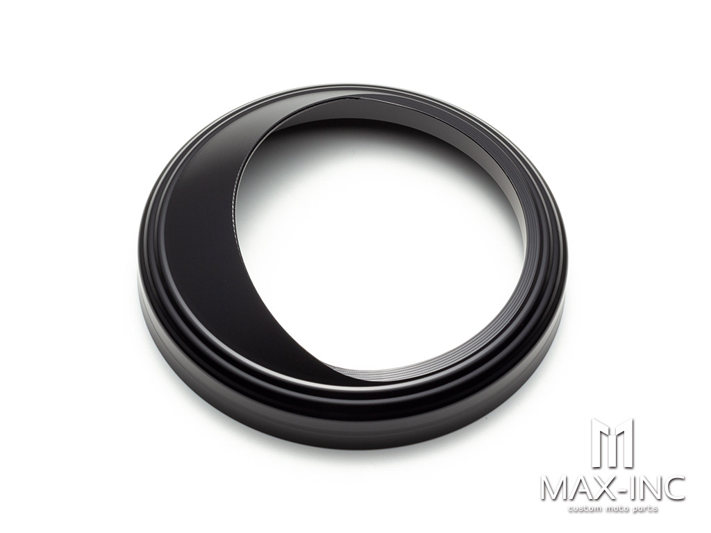 5 Inch Visor Speedometer Gauge Bezel Cover Trim Ring Fit For Harley Softail FXST/BLACK 