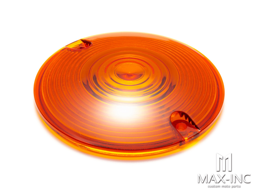 Motorcycle 4PCS Turn Signal Light Lens Cover Orange Lamp Lens Cover Plastic For Harley Touring Road King Softail