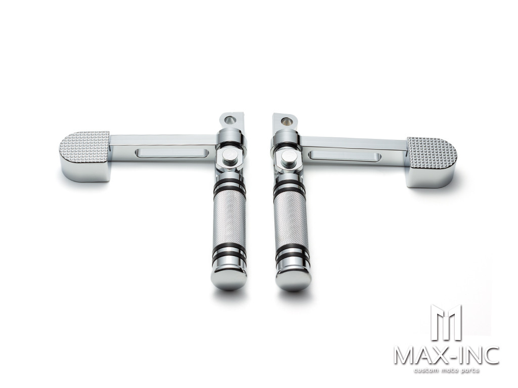 Motorcycle Foot pegs Heel Stirrup Footrests Moto Foot Rest case for Harley Touring Softail 883 1200 XL Dyna Fatboy Sportster