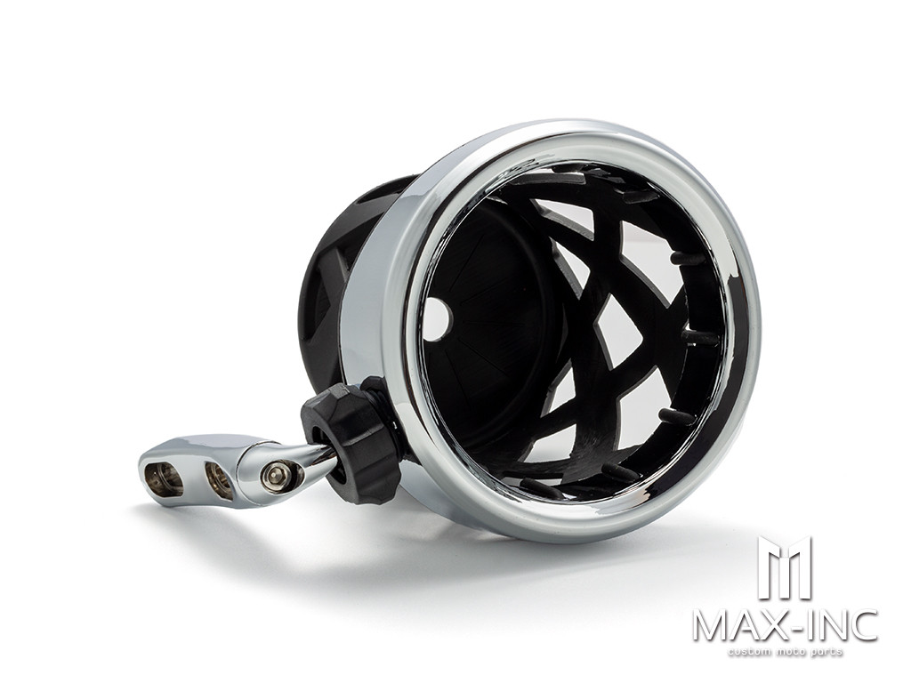 Motorcycle Handlebar Mounted Drink Cup Driver Drink cup Holder For Harley Road King Electra Glide Sportster Dyna Softail 1996-UP